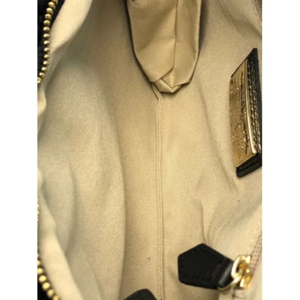 Mario Valentino Crossbody Vanille Black Leather Shoulder Bag - Picture 8 of 11